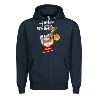 Navy Anyhow Have A Winfield 25s Classic Zipper Hoodie - PixelWave