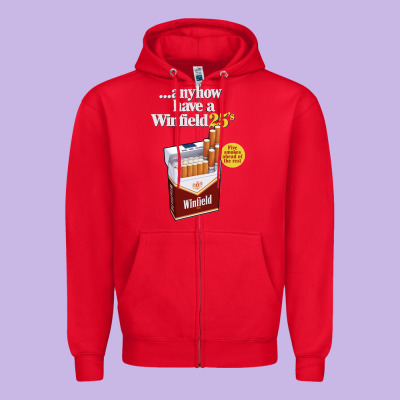 Anyhow Have A Winfield 25s Classic Zipper Hoodie Designed By Pixelwave