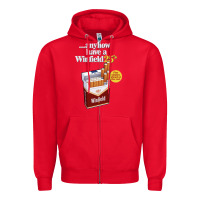 Red Anyhow Have A Winfield 25s Classic Zipper Hoodie - PixelWave