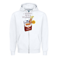 White Anyhow Have A Winfield 25s Classic Zipper Hoodie - PixelWave