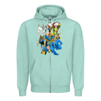 Seafoam group pic x men Zipper Hoodie - PixelWave