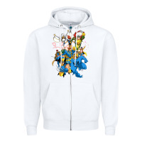 White group pic x men Zipper Hoodie - PixelWave