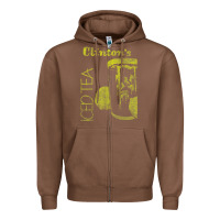 Chestnut Clintons Iced Tea Zipper Hoodie - PixelWave