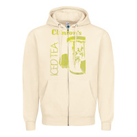 Sandshell Clintons Iced Tea Zipper Hoodie - PixelWave