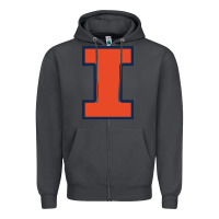 Smoke illinois fighting illini Zipper Hoodie - PixelWave
