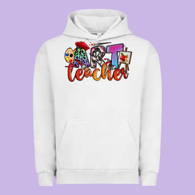 Art Teacher Urban Hoodie Designed By Ranaportraitstore