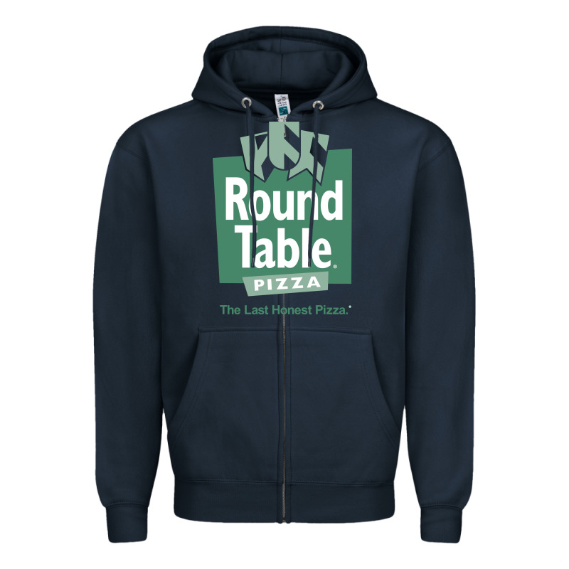 Round Table Pizza Zipper Hoodie by PixelWave | Teevron