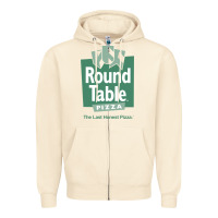 Sandshell round table pizza Zipper Hoodie - PixelWave