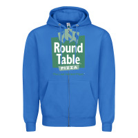 True Royal round table pizza Zipper Hoodie - PixelWave