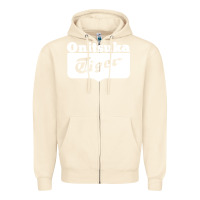 Sandshell onitsuka tiger Zipper Hoodie - PixelWave