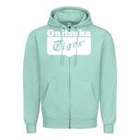 Seafoam onitsuka tiger Zipper Hoodie - PixelWave