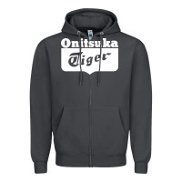 Smoke onitsuka tiger Zipper Hoodie - PixelWave