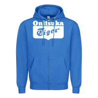 True Royal onitsuka tiger Zipper Hoodie - PixelWave