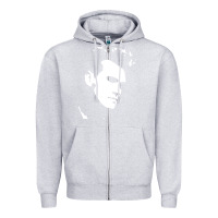 Heather Grey morrissey the smiths Zipper Hoodie - PixelWave