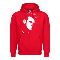 Red morrissey the smiths Zipper Hoodie - PixelWave