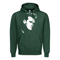 Sports Green morrissey the smiths Zipper Hoodie - PixelWave