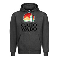 Charcoal Heather cabo wabo Zipper Hoodie - PixelWave
