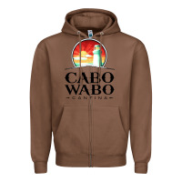 Chestnut cabo wabo Zipper Hoodie - PixelWave