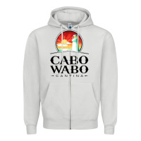 Dove Grey cabo wabo Zipper Hoodie - PixelWave