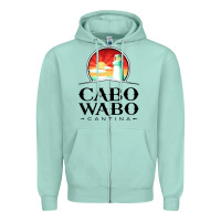 Seafoam cabo wabo Zipper Hoodie - PixelWave