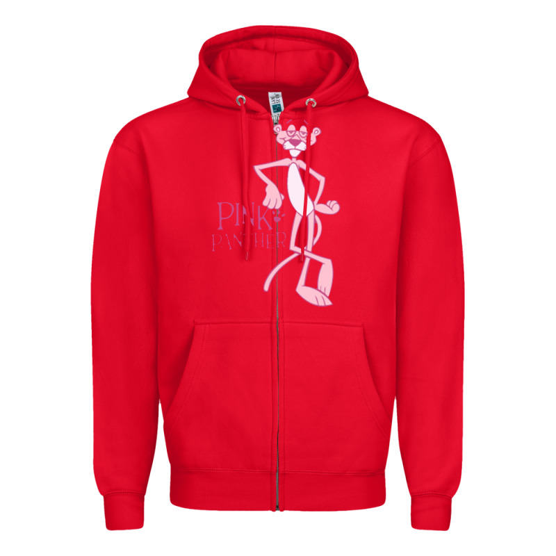 Pink Panther Zipper Hoodie by PixelWave | Teevron