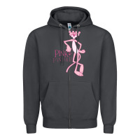 Smoke pink panther Zipper Hoodie - PixelWave