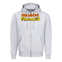 Heather Grey parliament funkadelic Zipper Hoodie - PixelWave