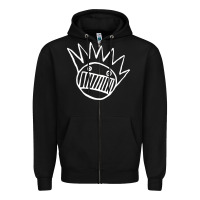 Black ween Zipper Hoodie - PixelWave