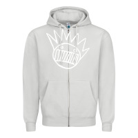 Dove Grey ween Zipper Hoodie - PixelWave