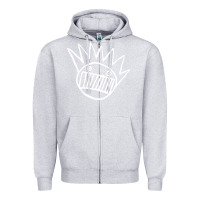 Heather Grey ween Zipper Hoodie - PixelWave