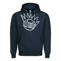 Navy ween Zipper Hoodie - PixelWave