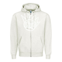 Oatmeal Heather ween Zipper Hoodie - PixelWave