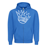 True Royal ween Zipper Hoodie - PixelWave