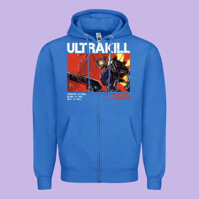 The Merch Ultrakill 1 Zipper Hoodie Designed By Pixelwave