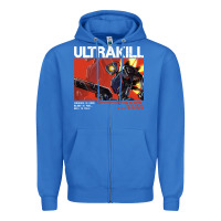 True Royal the merch ultrakill 1 Zipper Hoodie - PixelWave