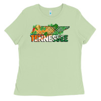 Matcha tennessee map st patricks day Ladies Tee - FaDigitalArtStudio