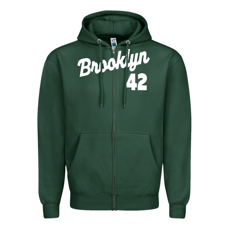 Brooklyn 42 Zipper Hoodie by PixelWave | Teevron