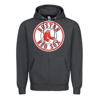 Smoke Boston R e d S o x Zipper Hoodie - Craftify