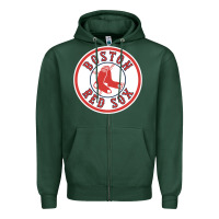 Sports Green Boston R e d S o x Zipper Hoodie - Craftify