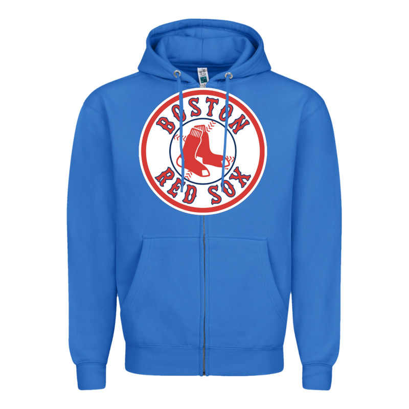 Boston R E D S O X Zipper Hoodie by Craftify | Teevron