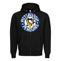 Black penguins player sky Zipper Hoodie - Craftify