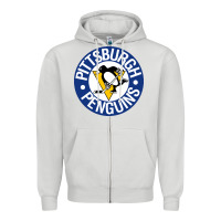Dove Grey penguins player sky Zipper Hoodie - Craftify