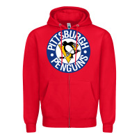 Red penguins player sky Zipper Hoodie - Craftify