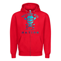 Red kenny chesney no shoes nation Zipper Hoodie - Craftify