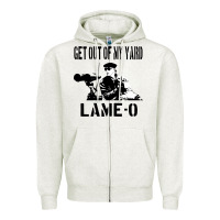 Get Out Of My Yard Lame O The Burbs Quote The Burbs Zipper Hoodie | Teevron