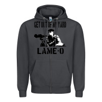 Smoke get out of my yard lame o the burbs quote the burbs Zipper Hoodie - Craftify