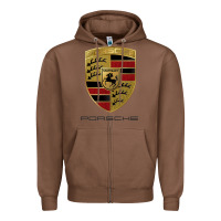 Chestnut .Porches new Zipper Hoodie - Craftify