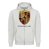 Dove Grey .Porches new Zipper Hoodie - Craftify
