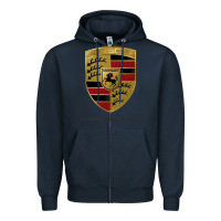 Navy .Porches new Zipper Hoodie - Craftify
