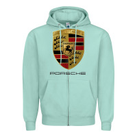 Seafoam .Porches new Zipper Hoodie - Craftify